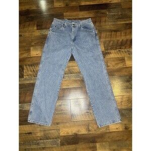 Wrangler Jeans Regular Fit U Shaped Crotch Premium Denim Blue Jeans 34 x 32